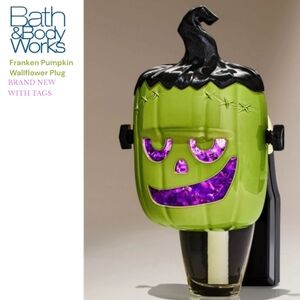 Bath & Body Works Franken Pumpkin NightlightWallflowers Plug BRAND NEW WITH TAGS
